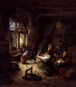 adriaen van ostade, Peasant Family in a Cottage Interior